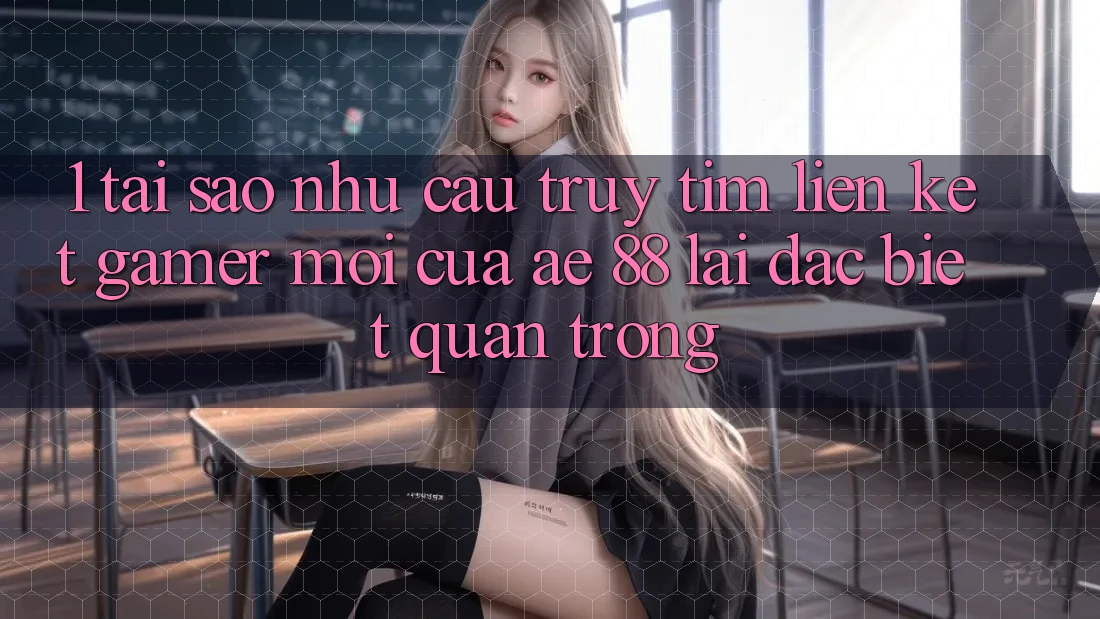 1. Tại Sao Nhu Cầu Truy tìm “Liên kết Gamer Mới” Của AE 88 Lại Đặc biệt Quan Trọng? 1. Tại Sao Nhu Cầu Truy tìm “Liên kết Gamer Mới” Của AE 88 Lại Đặc biệt Quan Trọng?