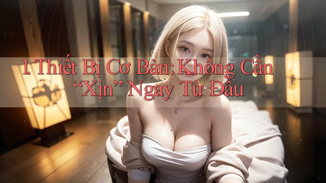 1. Thiết Bị Cơ Bản: Không Cần “Xịn” Ngay Từ Đầu