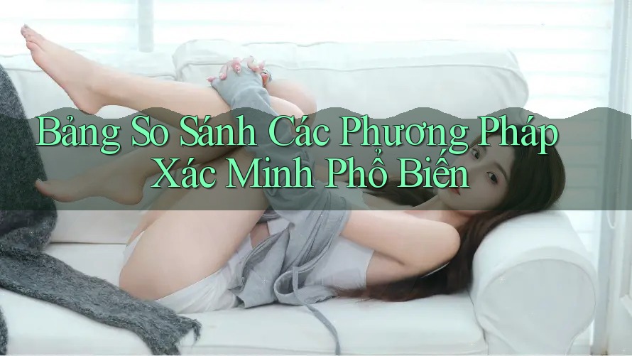 Bảng So Sánh Các Phương Pháp Xác Minh Phổ Biến Bảng So Sánh Các Phương Pháp Xác Minh Phổ Biến