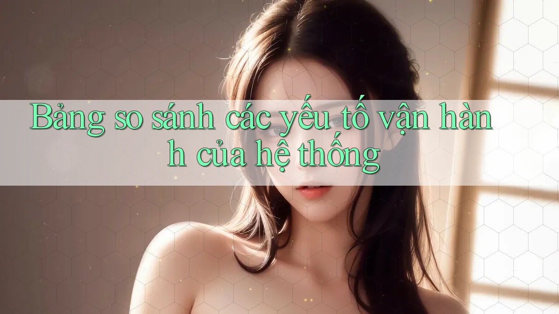 Bảng so sánh các yếu tố vận hành của hệ thống