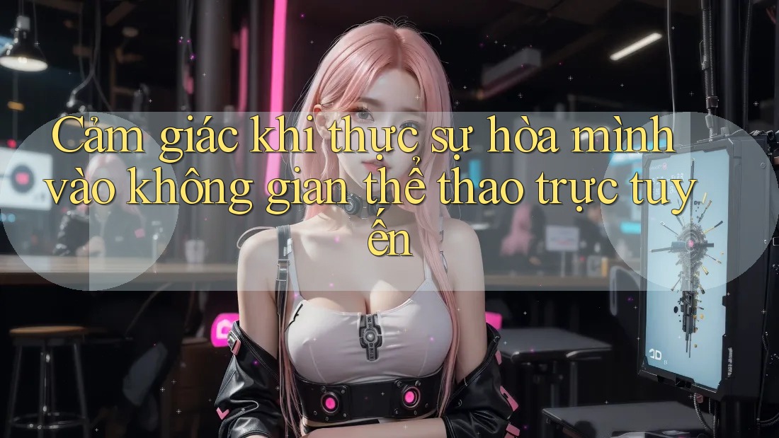 Cảm giác khi thực sự hòa mình vào không gian thể thao trực tuyến