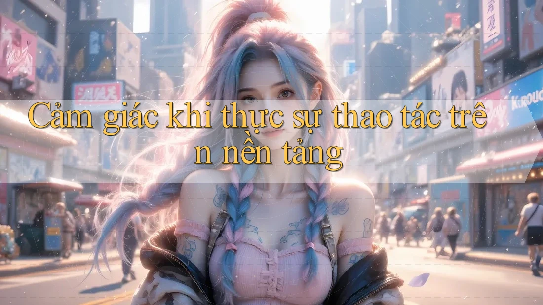 Cảm giác khi thực sự thao tác trên nền tảng Cảm giác khi thực sự thao tác trên nền tảng