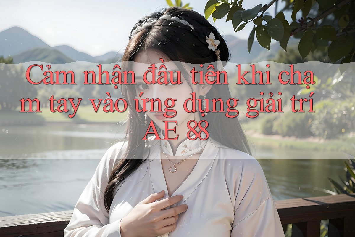 Cảm nhận đầu tiên khi chạm tay vào ứng dụng giải trí AE 88 Cảm nhận đầu tiên khi chạm tay vào ứng dụng giải trí AE 88