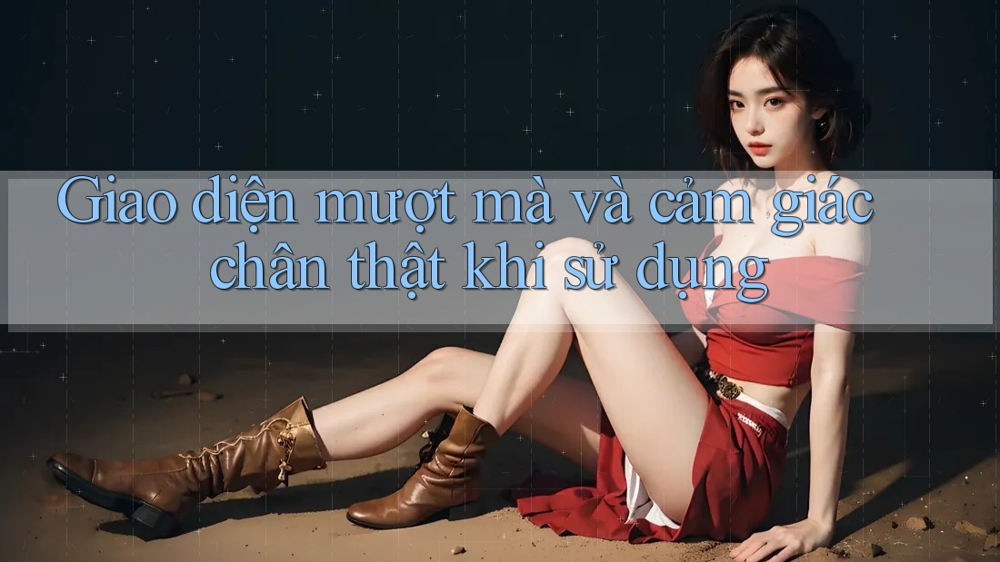 Giao diện mượt mà và cảm giác chân thật khi sử dụng Giao diện mượt mà và cảm giác chân thật khi sử dụng