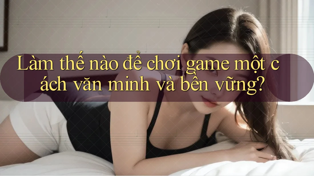Làm thế nào để chơi game một cách văn minh và bền vững? Làm thế nào để chơi game một cách văn minh và bền vững?