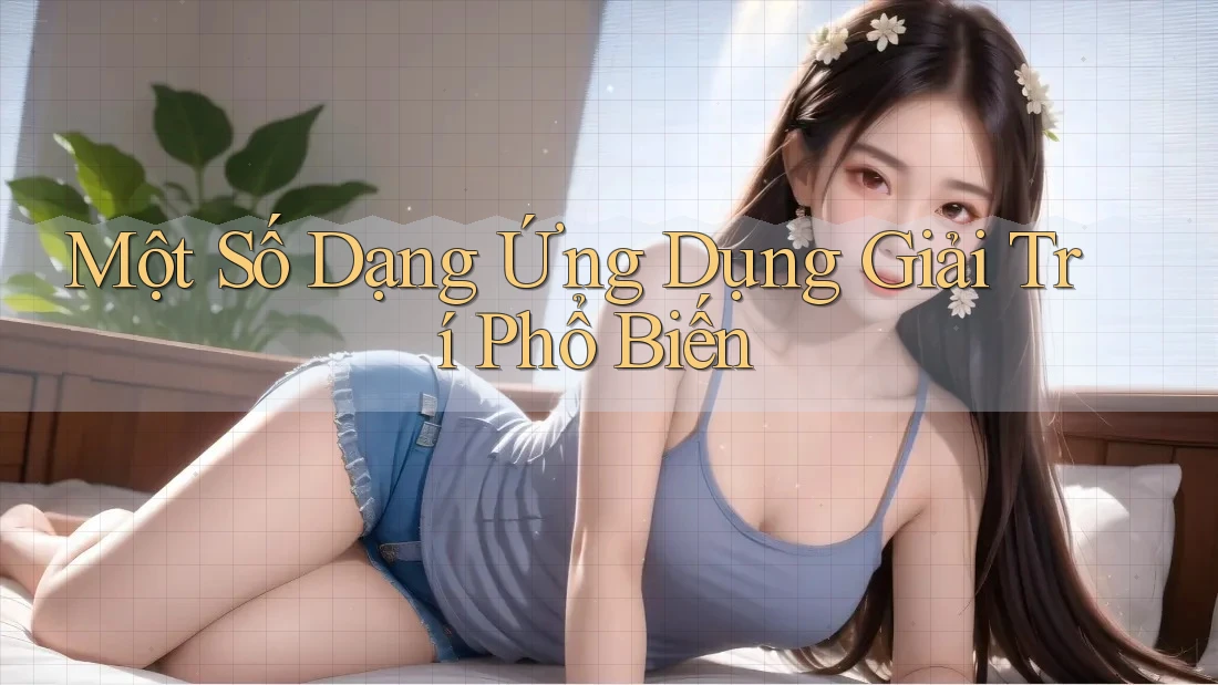 Một Số Dạng Ứng Dụng Giải Trí Phổ Biến Một Số Dạng Ứng Dụng Giải Trí Phổ Biến