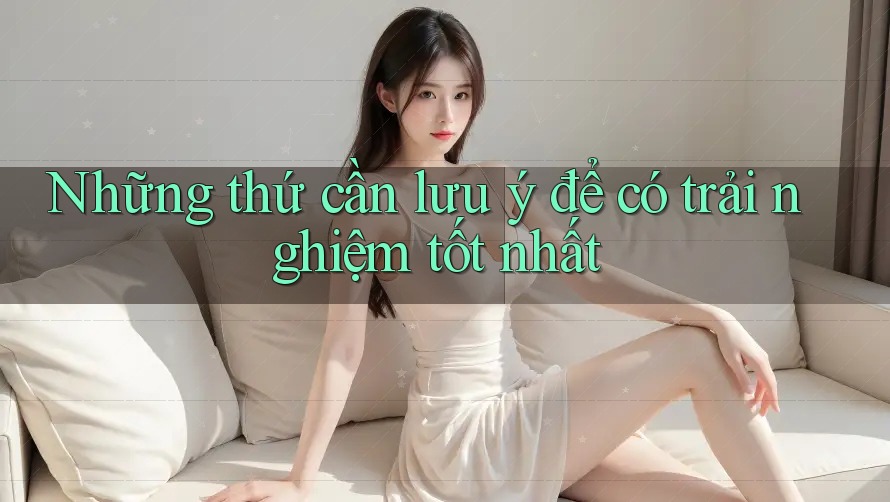Những thứ cần lưu ý để có trải nghiệm tốt nhất Những thứ cần lưu ý để có trải nghiệm tốt nhất