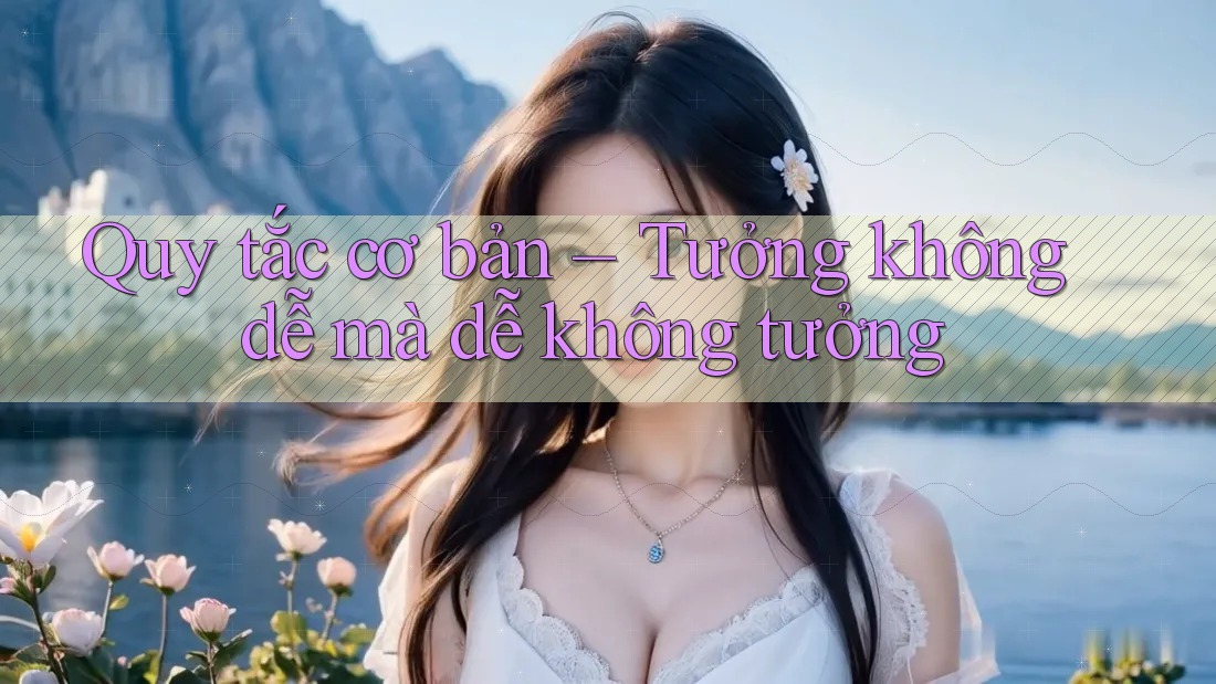 Quy tắc cơ bản – Tưởng không dễ mà dễ không tưởng Quy tắc cơ bản – Tưởng không dễ mà dễ không tưởng