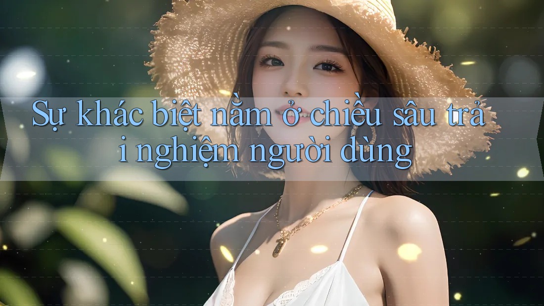 Sự khác biệt nằm ở chiều sâu trải nghiệm người dùng
