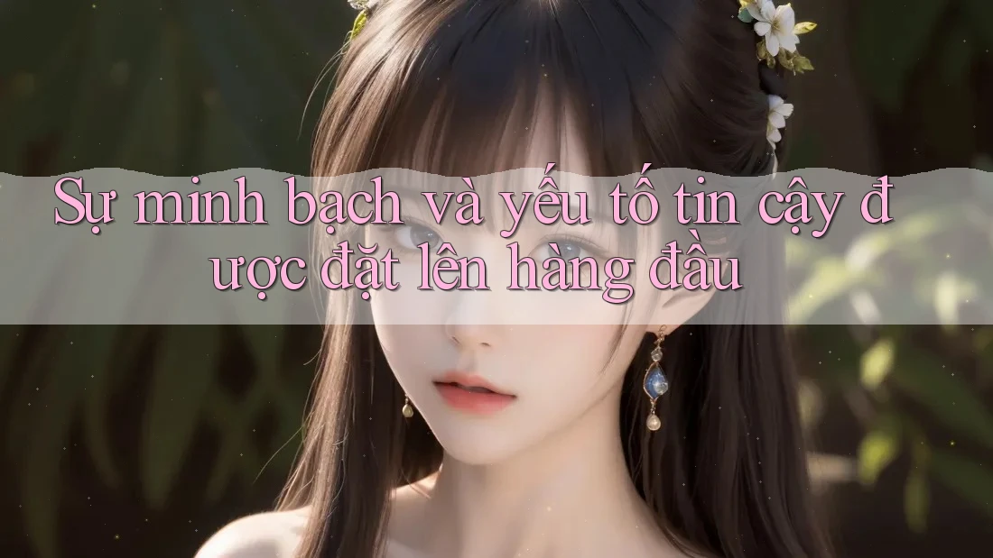 Sự minh bạch và yếu tố tin cậy được đặt lên hàng đầu Sự minh bạch và yếu tố tin cậy được đặt lên hàng đầu
