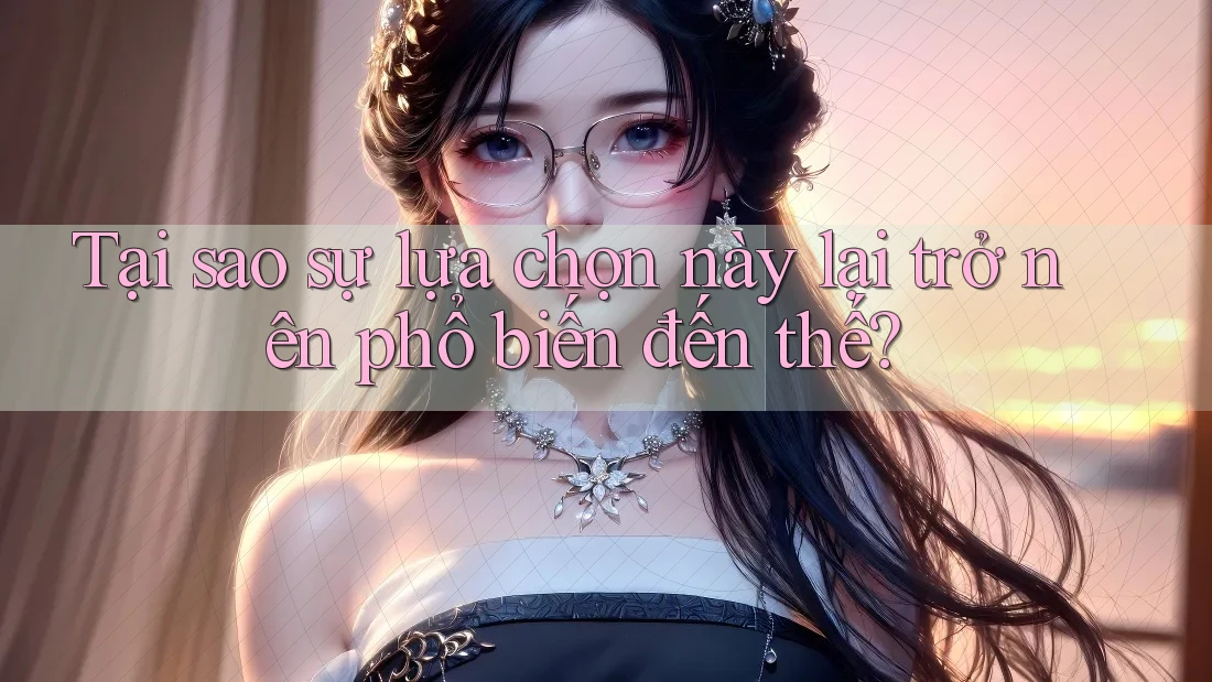 Tại sao sự lựa chọn này lại trở nên phổ biến đến thế?